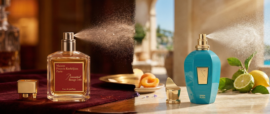 Maison Francis Kurkdijan Baccarat Rouge 540 EDP vs Xerjoff Erba Pura – który zapach robi większe wrażenie