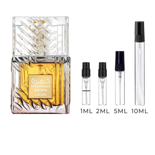 Lattafa Khamrah Qahwa - odlewki perfum 1 ml, 2ml, 5ml i 10ml