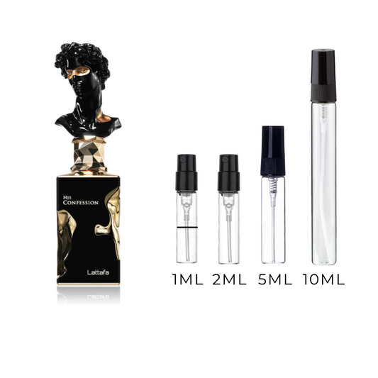 Lattafa His Confession - odlewki perfum 1 ml, 2ml, 5ml i 10ml