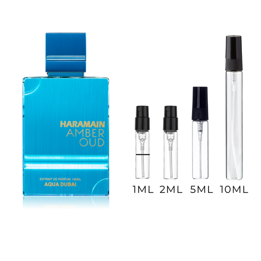 Al Haramain Amber Oud Aqua Dubai - odlewki perfum 1 ml, 2ml, 5ml i 10ml