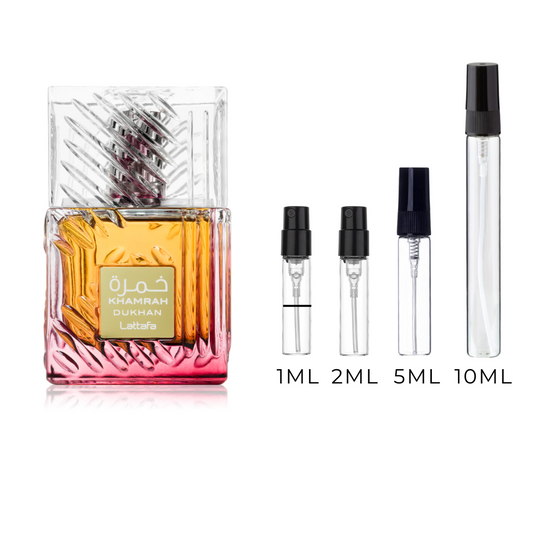 Lattafa Khamrah Dukhan - odlewki perfum 1 ml, 2ml, 5ml i 10ml