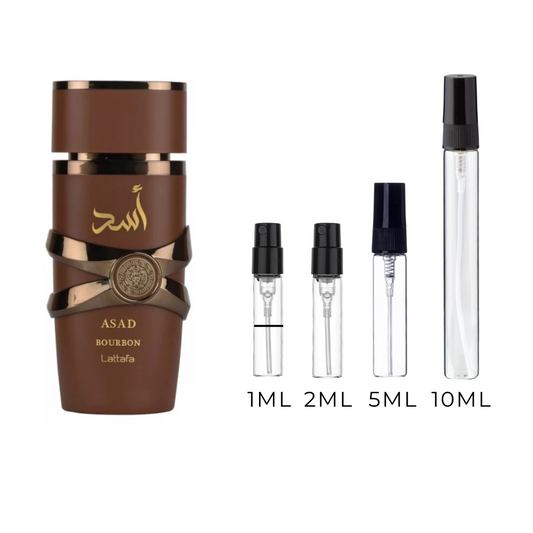 Lattafa Asad Bourbon - odlewki perfum 1 ml, 2ml, 5ml i 10ml