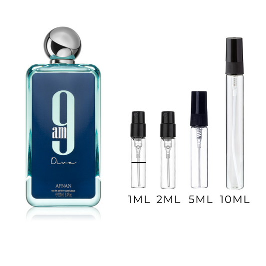Afnan 9AM Dive - odlewki perfum 1 ml, 2ml, 5ml i 10ml