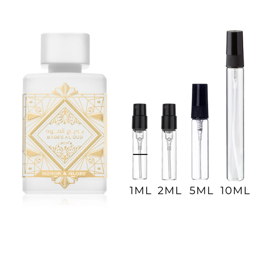 Lattafa Bade'e Al Oud Honor & Glory - odlewki perfum 1 ml, 2ml, 5ml i 10ml