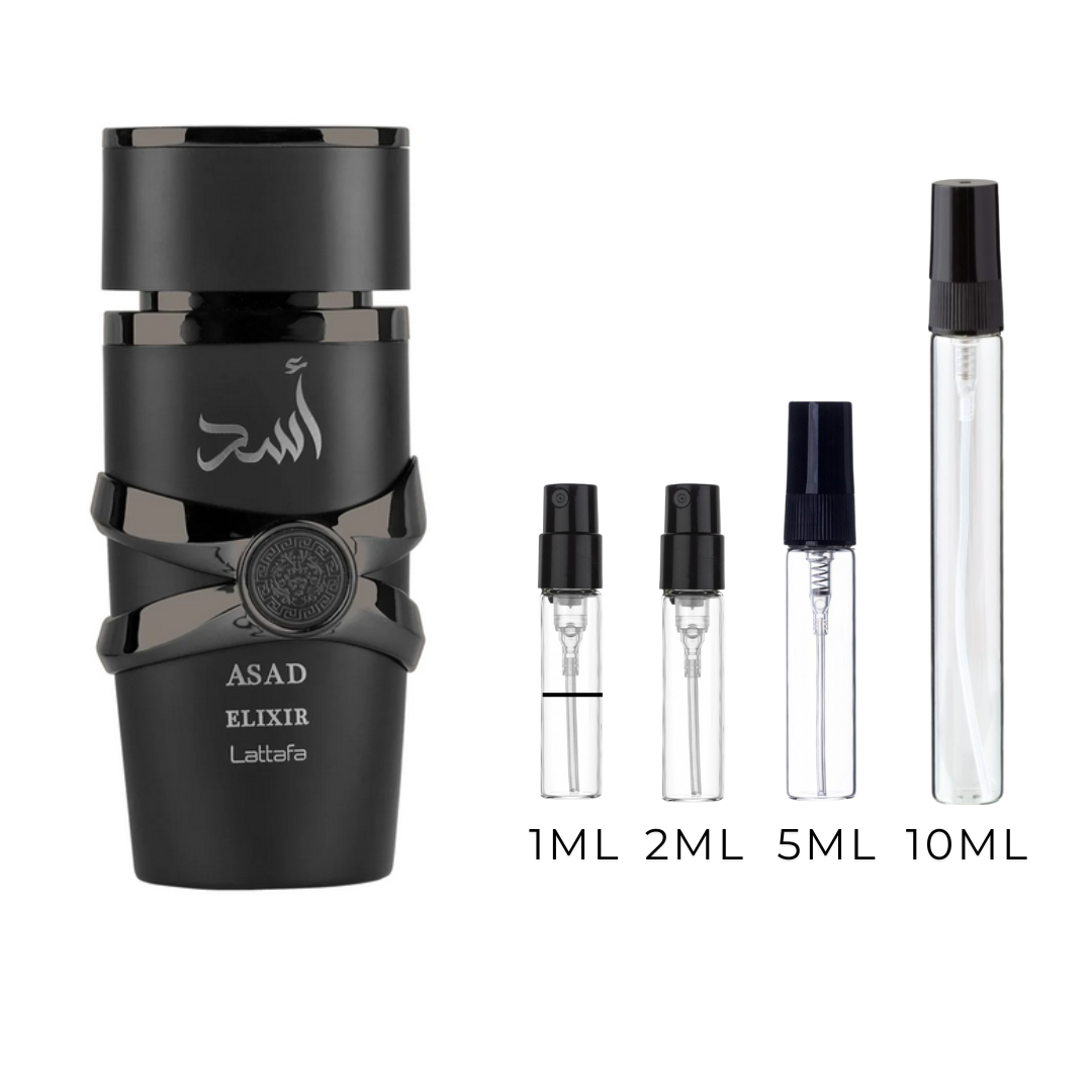 Lattafa Asad Elixir - odlewki perfum 1 ml, 2ml, 5ml i 10ml
