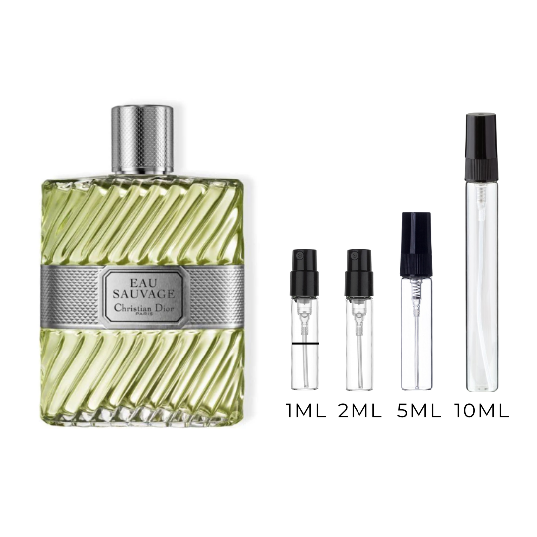 Dior Eau Sauvage Eau De Toilette - odlewki perfum 1 ml, 2ml, 5ml i 10ml